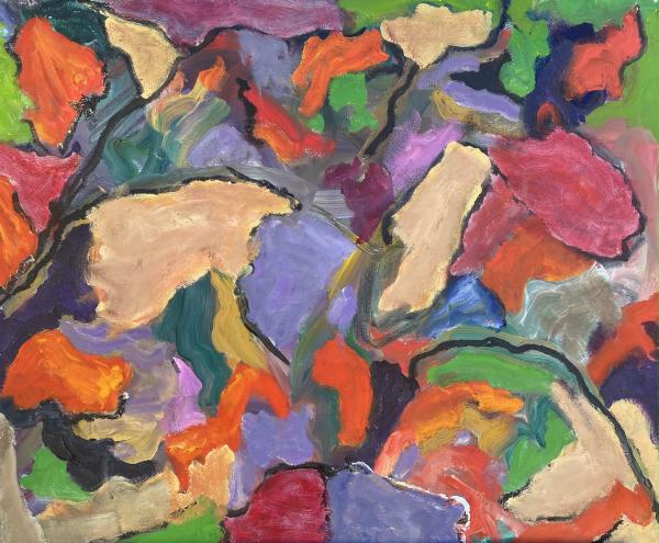 "Abstract #6" Oil on Canvas