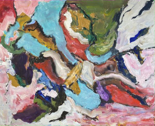 "Abstract #16" Oil on Canvas