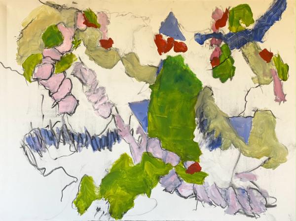 "Abstract #28" Oil on Canvas