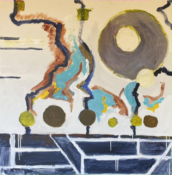 "Abstract #36" Oil on Canvas