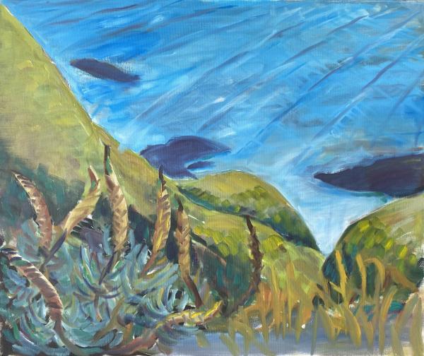 "Abstract #39" Oil on Canvas