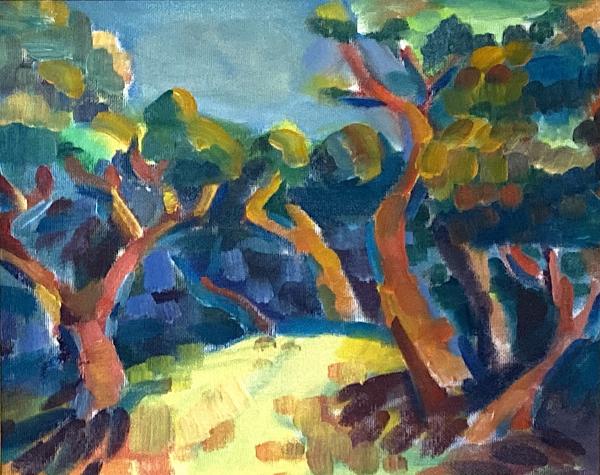 "Abstract #43" Oil on Canvas